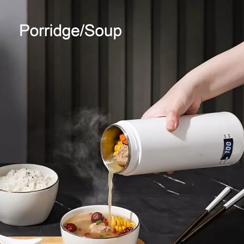 Luqeeg Tetera Eléctrica Portátil 450ml con Control de Temperatura miniatura 2