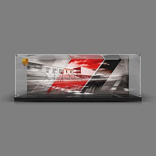 Acrylvitrine staubdichte Displaybox für LEGO Technic - ohne Lego Kit (Inkjetmuster) – Bild 5