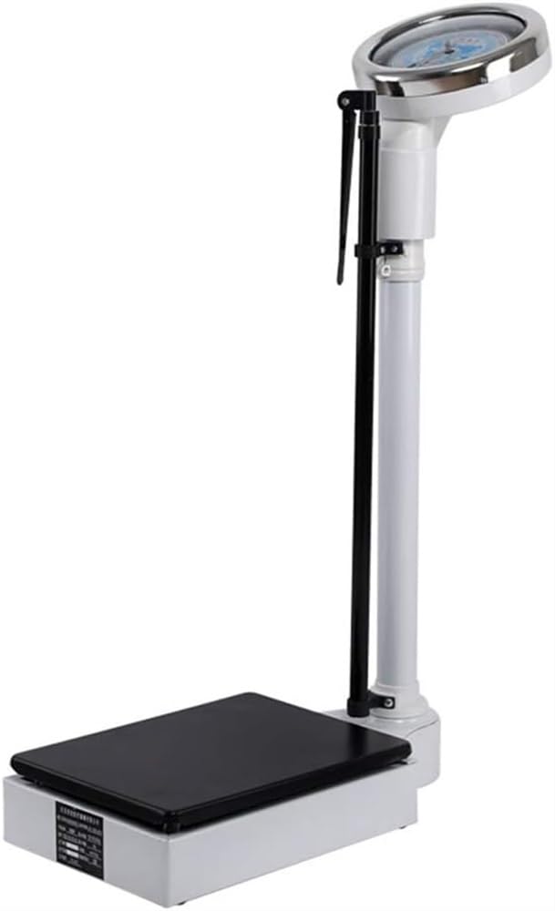 MYUYEE Electronic Doctor Scales,Height And Weight Scale, Aluminum Alloy Height Rod, Mechanical Analog Scale, Digital Column, Accurate Measurement 70-190Cm