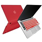 MS factory MacBook Pro 13 Retina 用 ケース カバー ＋ 日本語 キーボードカバー マックブックプロ 13インチ レティナ ハードケース Pro13 Late 2012 ～ Early 2015 A1425 A1502 全12色 マット加工 レッド 赤 RMC series RMC-SETR13MRD