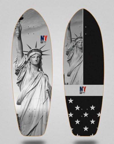 Cromic Surfskate Deck Tabla Monopatin Skate Skateboard - Ny Liberty 31 Resin Cromic Surfskate Deck Tabla Monopatin Skate Skateboard - Ny Liberty 31 Resin