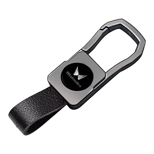 Image of Greenworld Scratch proof Fob Key Heavy Duty Keychain Compatible With New Mahin-dra Scorpio /bolero /xuv700 /xuv300 /3xo with new mahin-dra logo