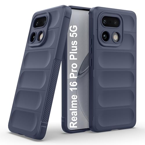 Image of Zapcase Back Case Cover for Realme 16 Pro Plus 5G | Compatible for Realme 16 Pro Plus 5G Back Cover | Liquid Silicon Magic Case with Camera Protection | Sapphire