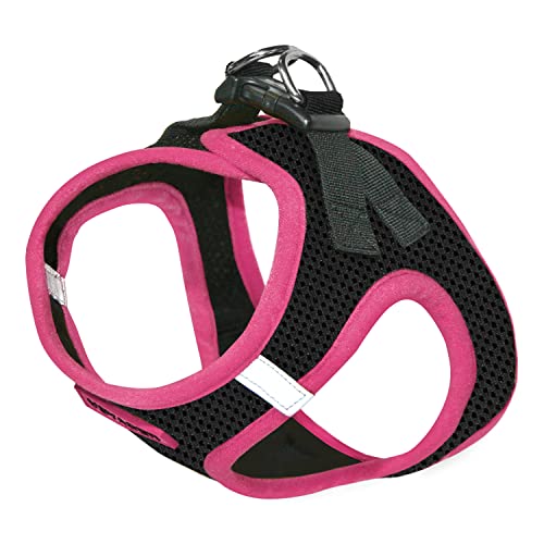 Image of Voyager Step-in Air Dog Harness - All Weather Mesh Step in Vest Harness for Small and Medium Dogs by Best Pet Supplies - Pink Trim, M (Pack of 3)