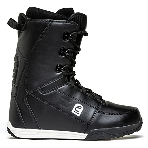 Evol Logo Snowboard Boots Mens Sz 12 Black