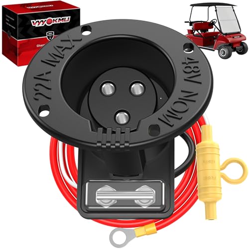 VYYOKMU 48Volt Golf Cart Club Car DS DC Charger Receptacle