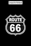 router cisco rack 19  Composition Notebook: Route 66 Distressed Biker Motorcycles Notebook