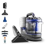 Vax SpotWash Home Cordless Spot Cleaner, Stain, Car, Upholstery, Sofa and Carpet Cleaning Machine, Included Pet Tool and Antibacterial Solution Removes Spills, Grey/Blue, CLSW-MPKP