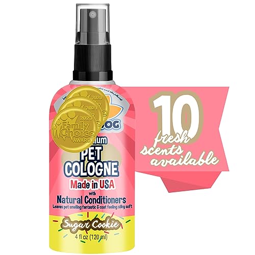 Bodhi-Dog-Natural-Dog-Cologne-Premium-Scented-Deodorizing-Body-Spray-for-Dogs-Cats-Neutralizes-Strong-Odors-Dog-Perfume-with-Natural-Dog-Conditioner-Made-in-USA-Sugar-Cookie-4-Fl-Oz