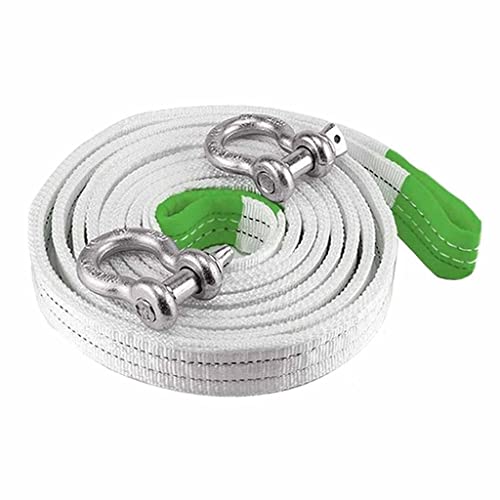 Sangle de remorquage robuste en polyester rouge de 8 mètres et 15 tonnes
