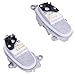 Slakerbe 1 Pair Xenon Headlamp Control Module Compatible with Silverado for BMW X3 G01 2016-2019 X4 G02 2017-2019, 63117466110 63117466109 Front Left Right Daytime Running Light Module