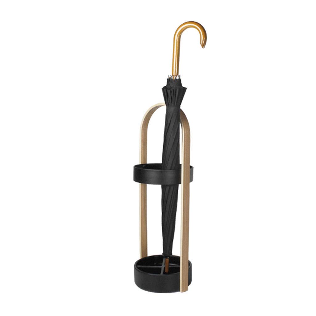 KLerDH Umbrella Stand, Wooden，Umbrella Stand Indoor Home Creative Commercial Floor-standing Umbrella Storage(Argento)