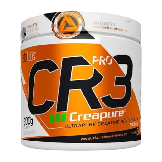 Starlabs nutrition CR3 PRO Creatina monohidrato 100% CREAPURE 300gr.