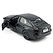 Camry XSE 2022 Model Car 1/36 Scale Diecast Toy Cars Metal Alloy Children’s Die-cast Vehicles, Pull Back Doors Open, Black Rim, Collection for Men, Kids Toys for Boys Gifts, matt Black