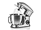 ZEEGMA Planeet Chef Küchenmaschine, Knetmaschine 2200W, Multifunktionaler Roboter, Teigmaschine, Rührmaschine mit 6,5 L Edelstahl Schüssel, 7 Geschwindigkeiten, Teigknetmaschine inkl 3-Teiligem