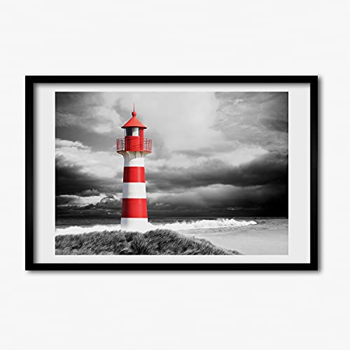 Cadre photo phare Tulup 60x40 cm pour sublimer un mur vide avec un tableau moderne