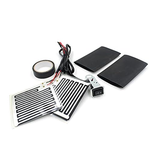 HUIOP Heated Grips for Motorcycle,Motorcycle Electric Heating Handlebar Warmer, Grip Warmer 12V Heated Grips for Motorcycle, Handlebar Heater Warmer Pads with Switch Control, Adjustable Temperature