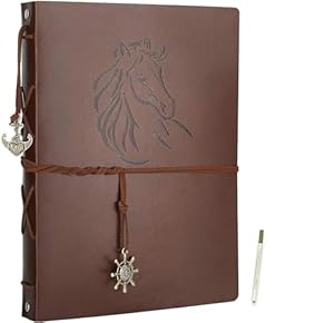AIOR Skórzany Album Zdjęcia Głowa Konia