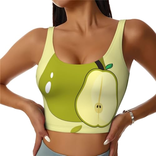 Gilet de sport léger femme motif poire respirant pour entraînement