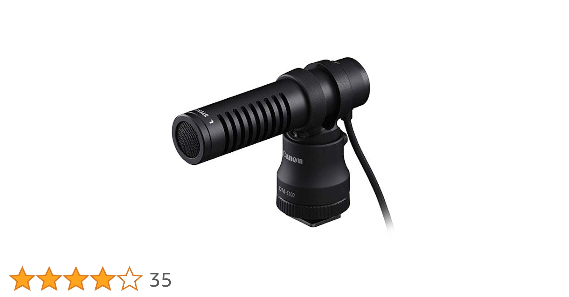 （未使用）Canon DM-100 指向性ステレオマイクロフォン Amazon | Canon 指向性ステレオマイクロホン DM-100 | 外付け