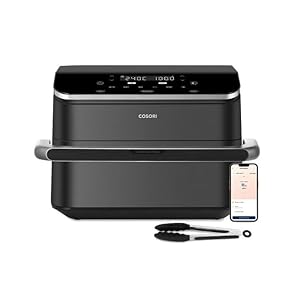 Cosori Freidora De Aire Dual Blaze Twinfry 10 Litro-True Metal-Doble Resistencia 2800 W (35–240 °c)-Divisor Para Zonas De La Gran Doble Cesta-Smart Wifi-6 Funciones-Máx 10 Personas-Limpiable