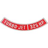 Eckler's Premier Quality Products 40141932 Full Size Chevy Air Cleaner Decal TurboJet 396ci/325hp