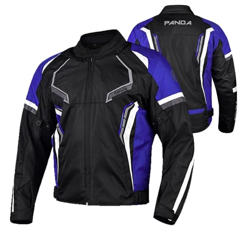 Image of Motorcycle Jacket for Men & Women All Season Hi Viz Armored Safe Riding Enduro Dual Sport Motorbike Adventure Touring Jacket