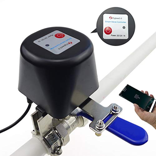 Z-Valve ZigBee Smart Water/Gas Valve, Tuya Garden Water Shut Off Timers Irrigation Controller Compatible with iOS/Android, Compatible with Alexa/Google Home/IFTTT