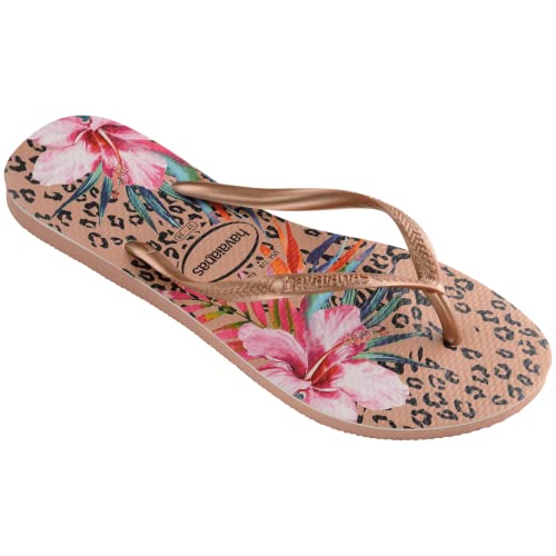 Havaianas Girls Kid's Slim Animal Floral Flip Flop Sandals2