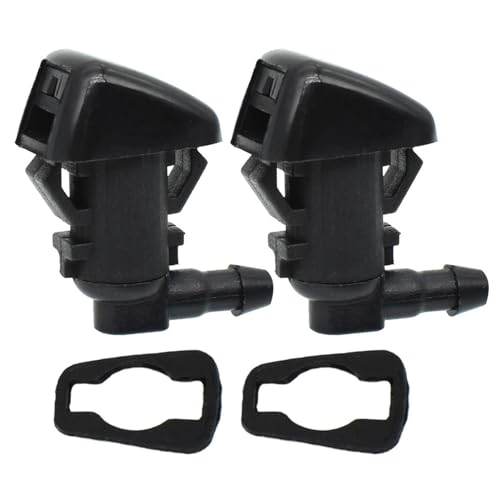 �E�H�b�V���[�m�Y�� Compatible With Dodge For Nitro For Durango MK3 2007-2017 �t�����g�K���X���C�p�[�E�H�b�V���[�X�v���[�W�F�b�g�m�Y���t�����g�K���X�E�H�b�V���[�z�[�X�L�b�g(2pcs Nozzles