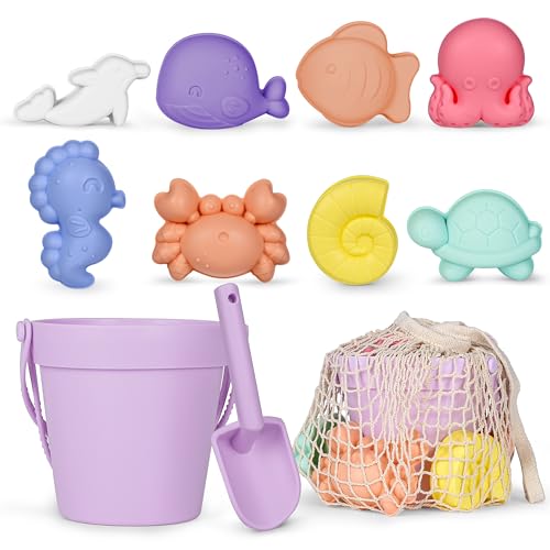 MarcZero 11Pcs Silicone Beach Toys