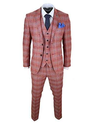 Costume trois pièces homme pour mariage et grandes fêtes ensemble à carreaux chic Ulnomio