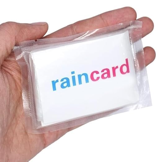 Image of Rain Ponchos Raincoats for Adults Reusable, 2 Pcs Raincoats Ponchos Emergency for Women Men with Hood and Drawstring