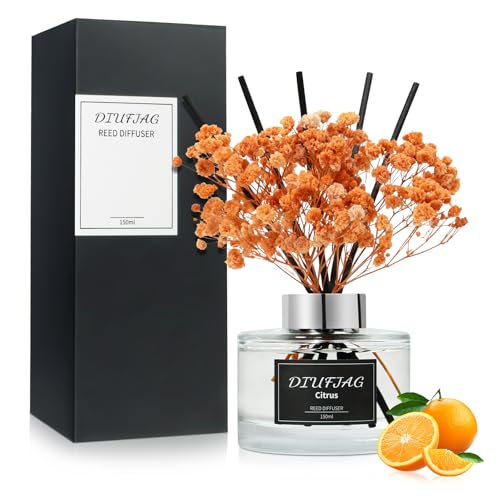 Set de Difusor de Aromas Citrus de 150 ml con 8 Varillas miniatura 1