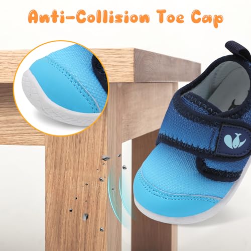 Image of FEETCITY Baby First Walking Shoes Boys Girls Infant Crib Shoes Breathable | Anti-Slip Flexible Lightweight Breathable indoor outdoor sports school walking Activities Travel