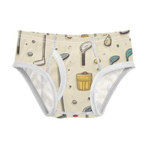 Yuiboo Toddler Boy Briefs Cotton Organic Cotton Toddler Underwear for Boys A Father's Day in Sizes 3T
