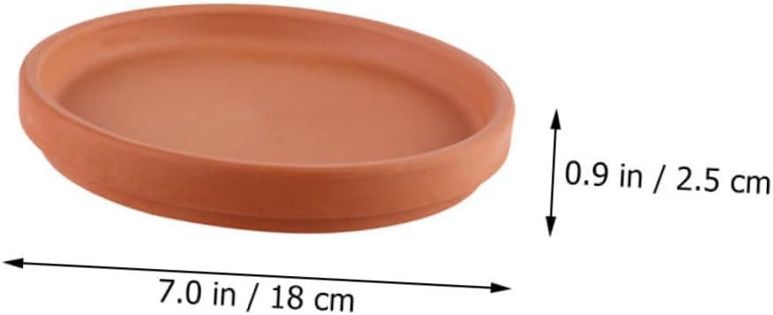 BESPORTBLE 4pcs Plant Saucers for Outdoors Round Shaped Pots Flowerpot Mats Plant Trays