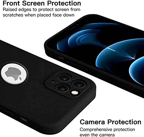 Image of Mobile Back Cover Case for iPhone 11 Pro Max, A2218, A2161, A2220 (Silicone Case|CameraProtection|Black SC1510)