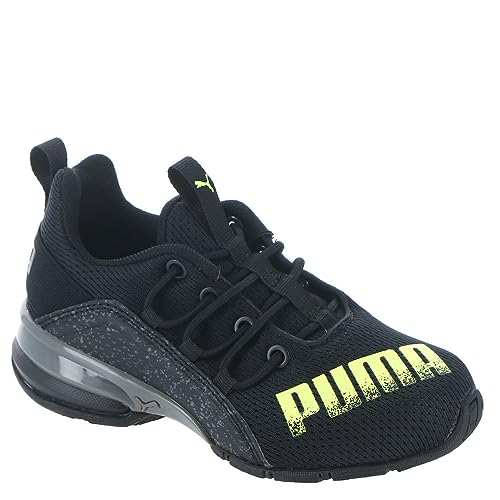 PUMA Axelion Trail 2 PS Boys ToddlerYouth Running 3 M US Little Kid BlackLime