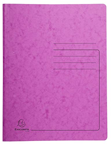 Exacompta-240227E-Spring-Filing-Folder-for-Perforated-Documents-355-gm2-Glossy-Card-for-A4-Documents-Pink