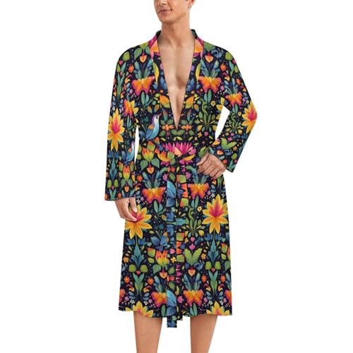 Peignoir de bain pour homme fini la lourdeur grâce à ce kimono léger oiseau