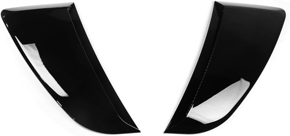 AMPP Glossy Black Add-on Rear Side Panel Scoops Trim Cover Compatible with 2024-2025 Ford Mustang