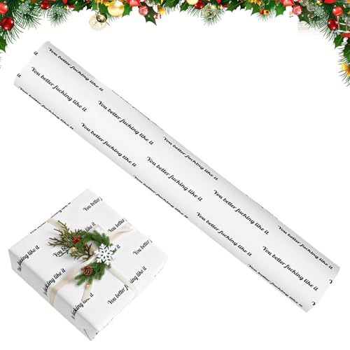 Papel de regalo de graduación, mejor te gusta, divertido envoltorio de regalo, divertido papel de regalo para adultos, para festivales, fiestas, reuniones y celebraciones