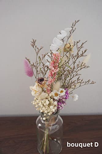 Ramo mini Boho de flores secas con florero miniatura 5