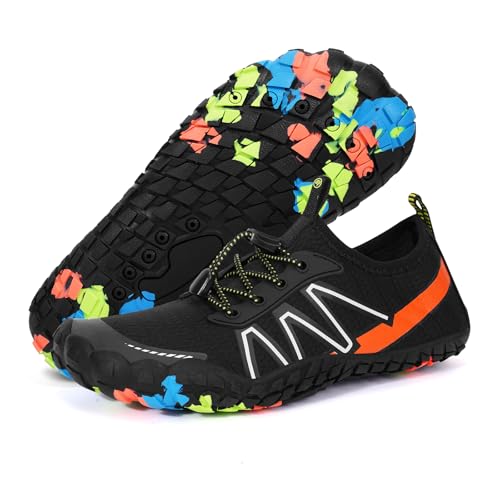 Image of Hike Barefoot Shoes Women Men Non-Slip Healthy Breathable Fashion Trail Running Womens Mens Wide Toe Zero Drop Water Shoe