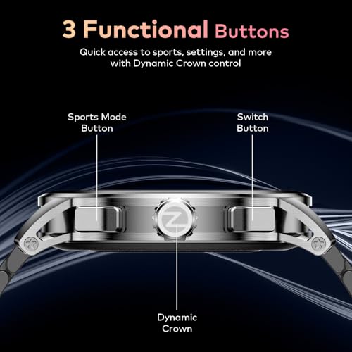 Image of Itel Unicorn Max Smartwatch with 1.43 inch AMOLED Display, 1000 Nits Brightness, AI Voice Assistant, Bluetooth V5.3, IP68 Waterproof, 200+ Watch Faces, 100+ Sports Modes (Meteorite Grey)