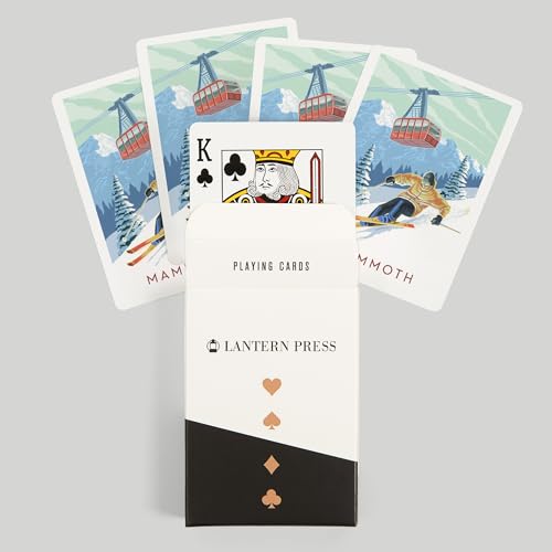 Lantern Press Mammoth, California, Póker 52 Cartas miniatura 6