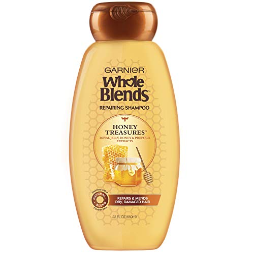 Garnier Whole Blends Repairing Shampoo Honey Treasures, For Damaged Hair, 22 Fl Oz (Pack of 1)