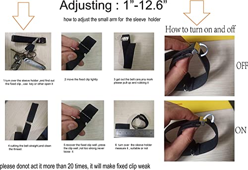 Image of Cyprinus Carpio Elastic Adjustable Armband Shirt Garter Sleeve Holders