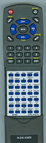 Replacement Remote for Oppo Digital BDP-80, BDP-83, BDP-83R, BDP-83SE, BDP-93, BDP-95